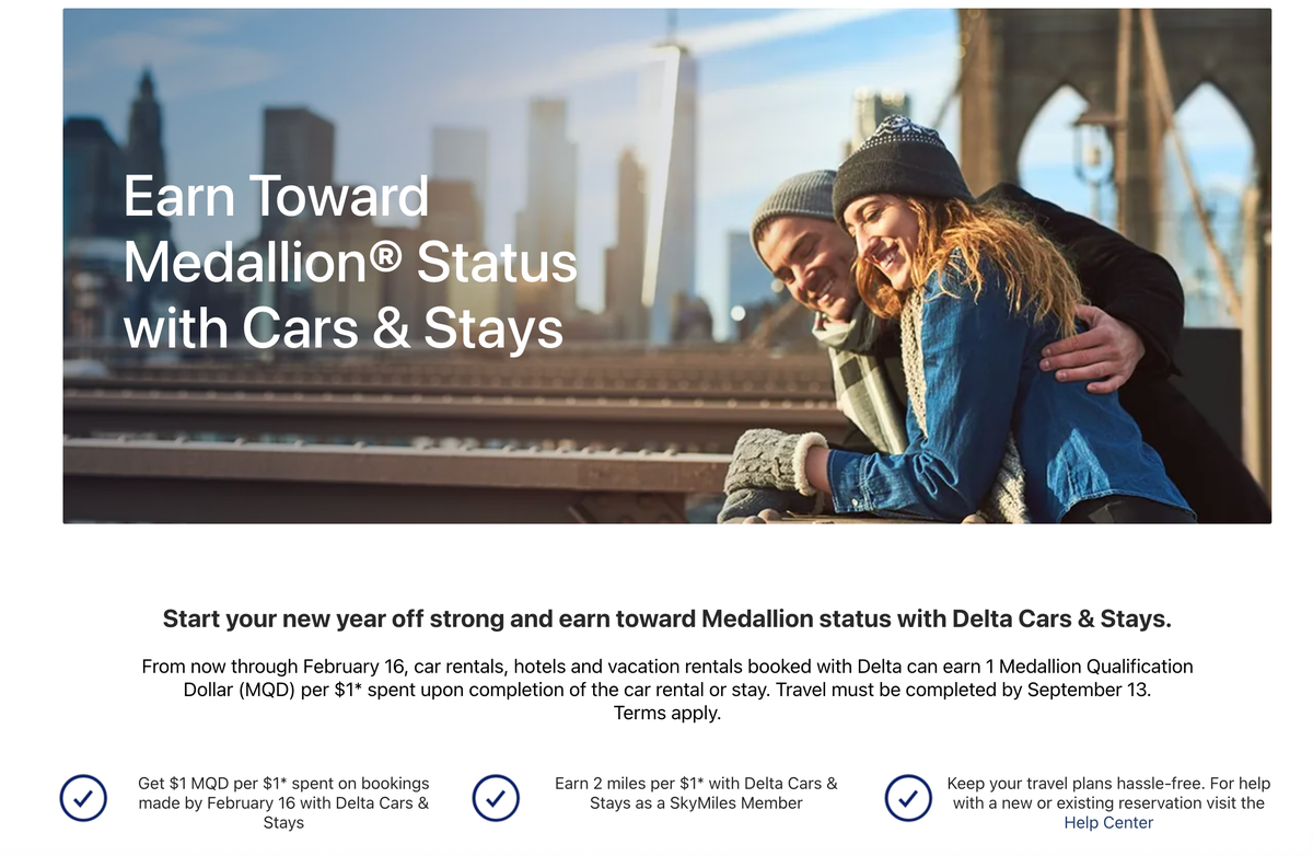 Delta Cars & Stays MQD Promotion
